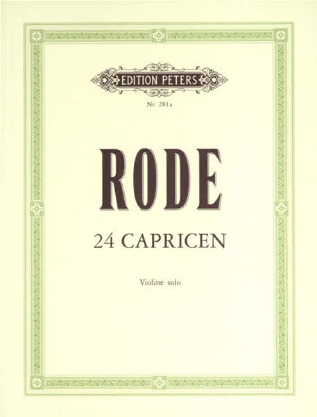 RODE PIERRE - 24 CAPRICES - VIOLIN