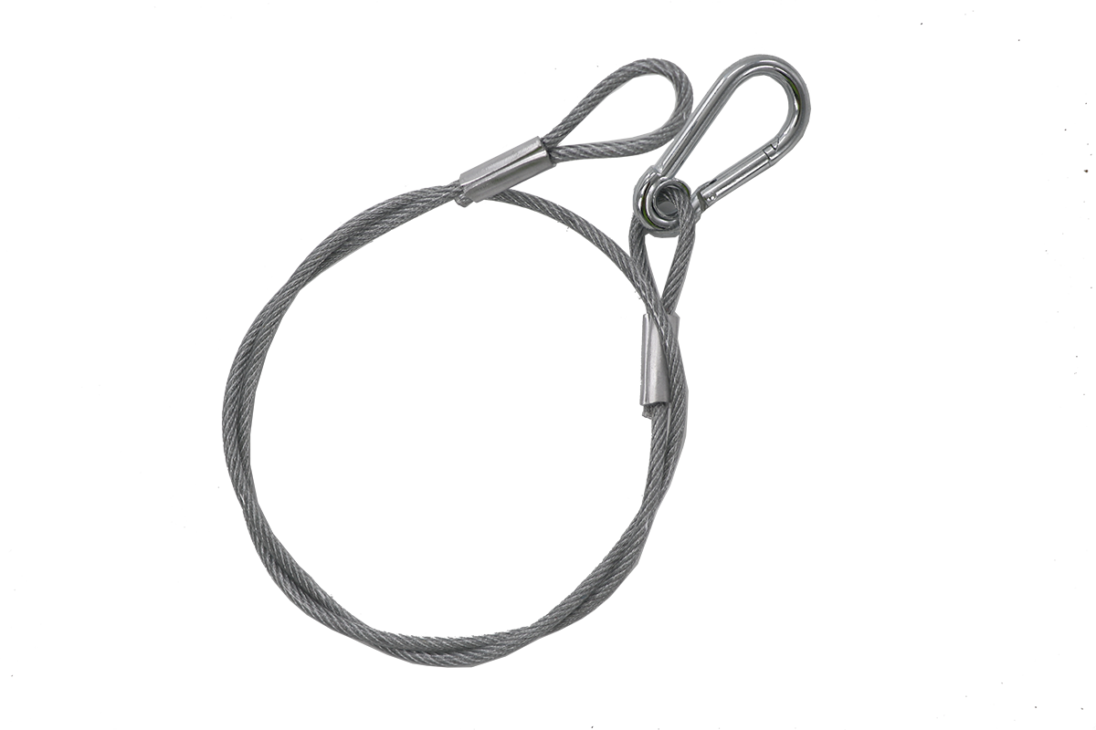 Sicherheitsschlinge 4 mm 85 cm Silber