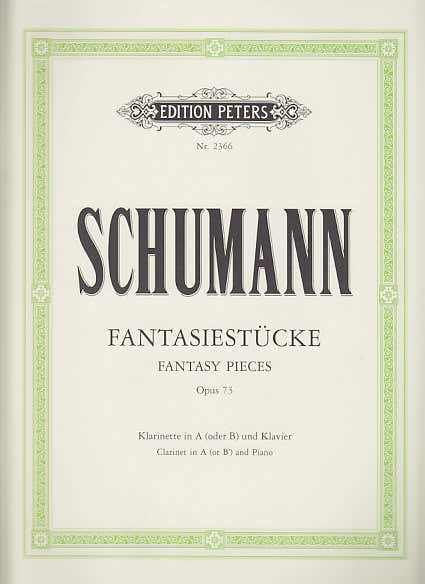 Schumann R. - Fasiestücke Op.73 - Klarinette Klavier