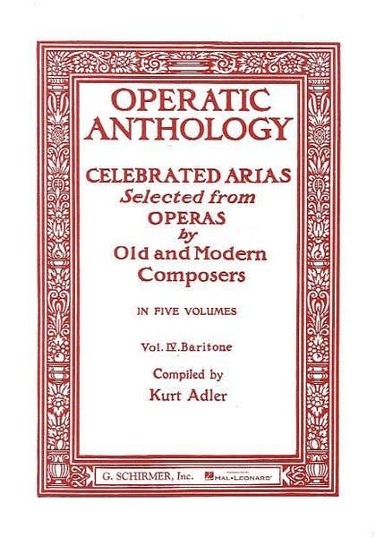 Operatic Anthology Vol.4 - Baryton et Piano
