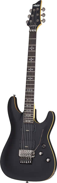 Schecter Demon 6 Fr Gealtertes Schwarz, satiniert