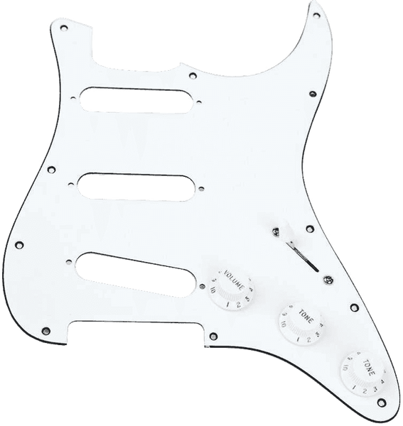 Seymour Duncan GUIDE ACCESSORIES BYOP PLATES PRECABLE PLATE LIBERATOR WHITE