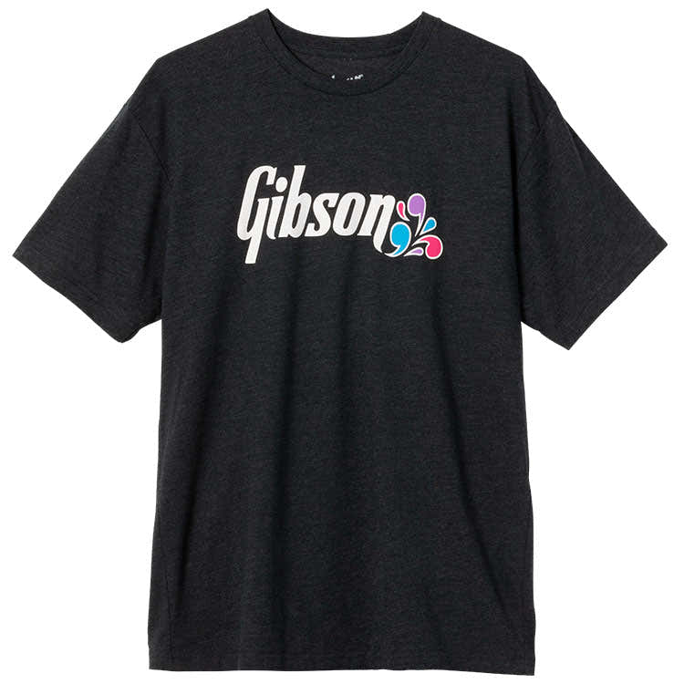 "M" Floral Logo T-Shirt (Dunkelgrau)
