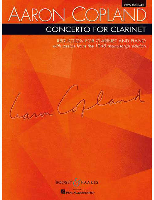 COPLAND AARON - CONCERTO FOR CLARINET (NEW EDITION) - CLARINETTE & PIANO