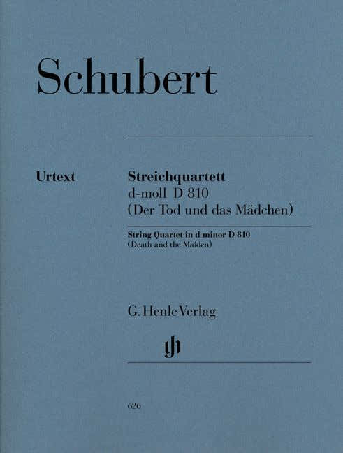 SCHUBERT F. - STRING QUARTET "THE DEATH AND THE MAIDEN" D MINOR D 810