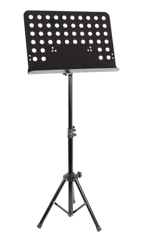 MU30 Notenständer Schwarz Orchester Ablage