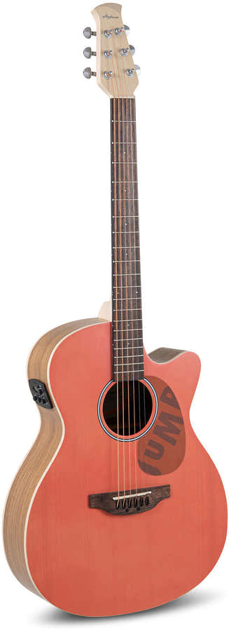 E-Akustikgitarre Jump Om Cutaway Electro Peach