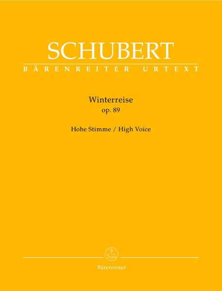 Schubert F. - Winterreise Op.89 D 911 - Voix Haute Piano