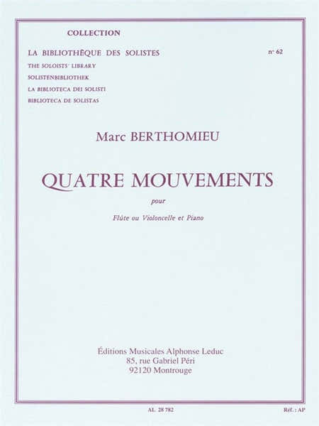 Marc Berthomieu: Four Mouvements
