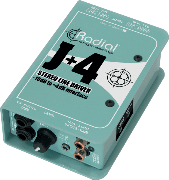 Radial J+4 Aktiver Stereo Konverter