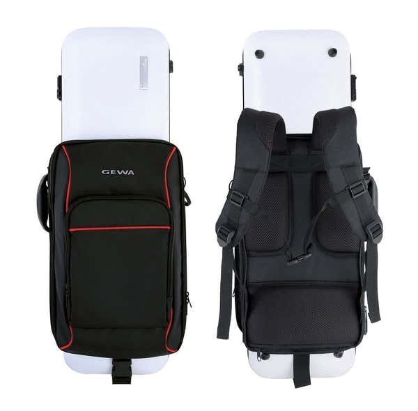 Rucksack Idea/Air-Etui Schwarz - Violine