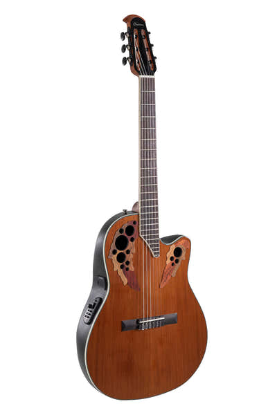 Ovation E-Akustik Klassikgitarre Celebrity Elite Classic Nylon Natural Gloss