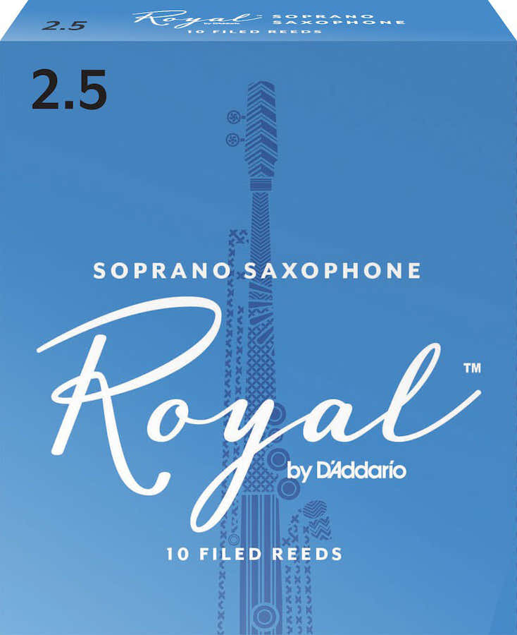 ANCHES DE SAXOPHONE SOPRANO RICO ROYAL 2.5