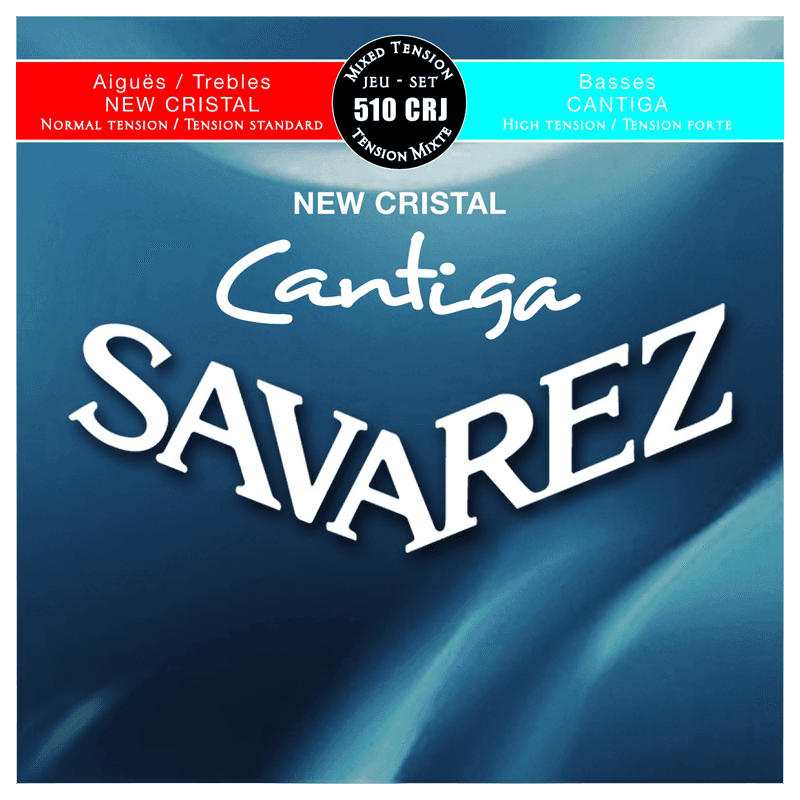 SAVAREZ STRINGS CLASSICAL GUITAR NEW CRISTAL CANTIGA SET
