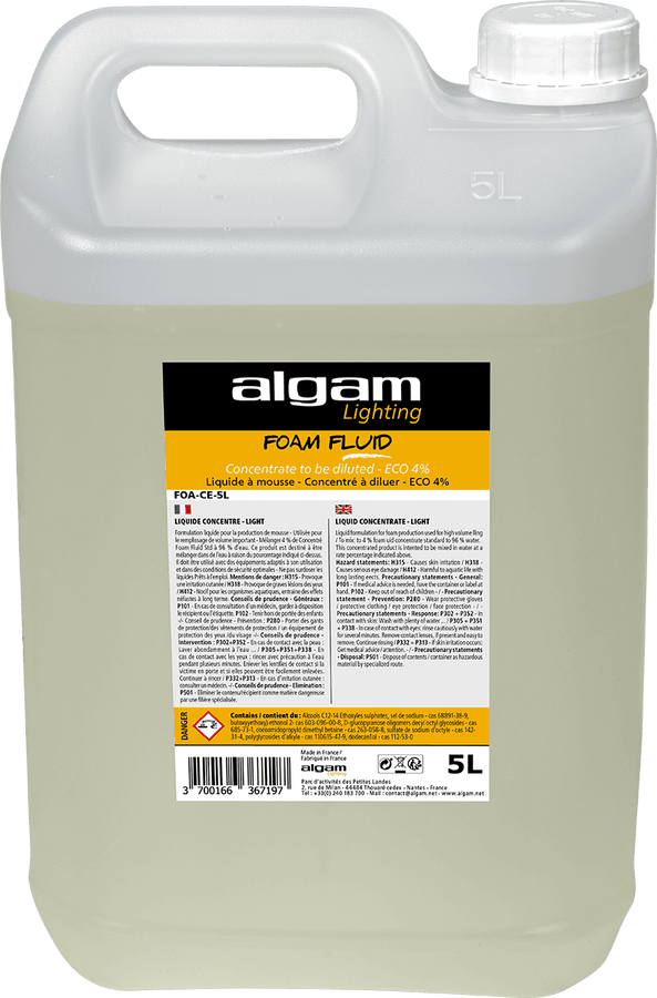Konzentrierte Schaumlösung zum Verdünnen ECO 4% 5L