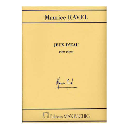 RAVEL JEUX D'EAU PIANO