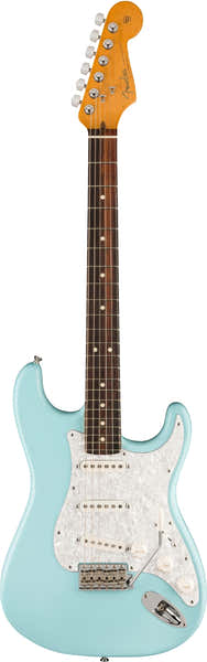 Fender Stratocaster Signatur Corry Wong RW LTD Daphne-Blau