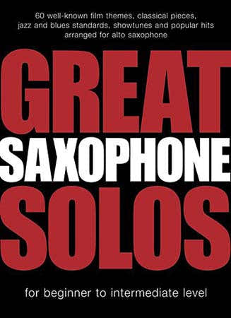 GREAT SAXOPHONE SOLOS - 60 THEMES - ALTO SAX