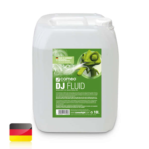 Cameo DJ FLUID 10L - MITTLERE DICHTE UND HALTENDE RAUCHMASCHINENFLSSIGKEIT - 10 L.