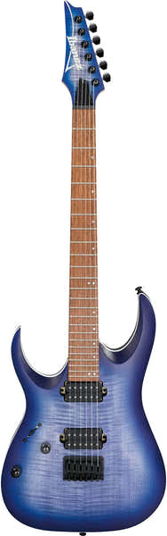 Ibanez Rga42Fml-Blf Blue Lagoon Burst Flat Axe