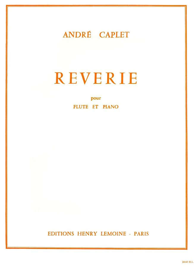 Caplet - Rêverie - Flöte und Klavier