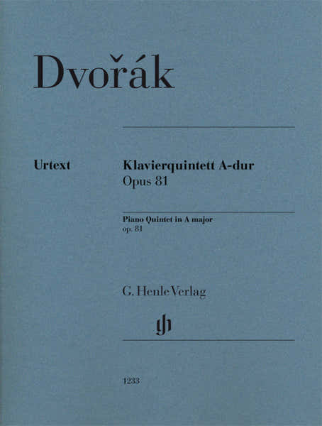 Dvorak A. - Piano Quintet Op.81