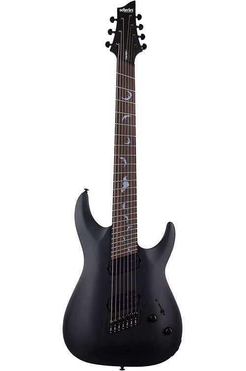 Damien 7 Multiscale Satin-Schwarz