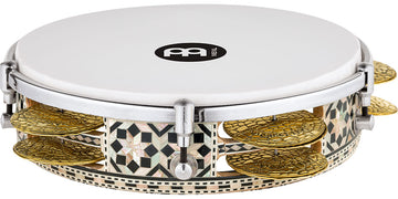 PERCUSSION 8 3/4 ARTISAN EDITION RIQ DRUM WHITE PEARL MOSAIC ROYALE - AERIQ1