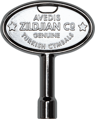 ZKEY CHROME DRUM KEY W/ ZILDJIAN TRADEMARK