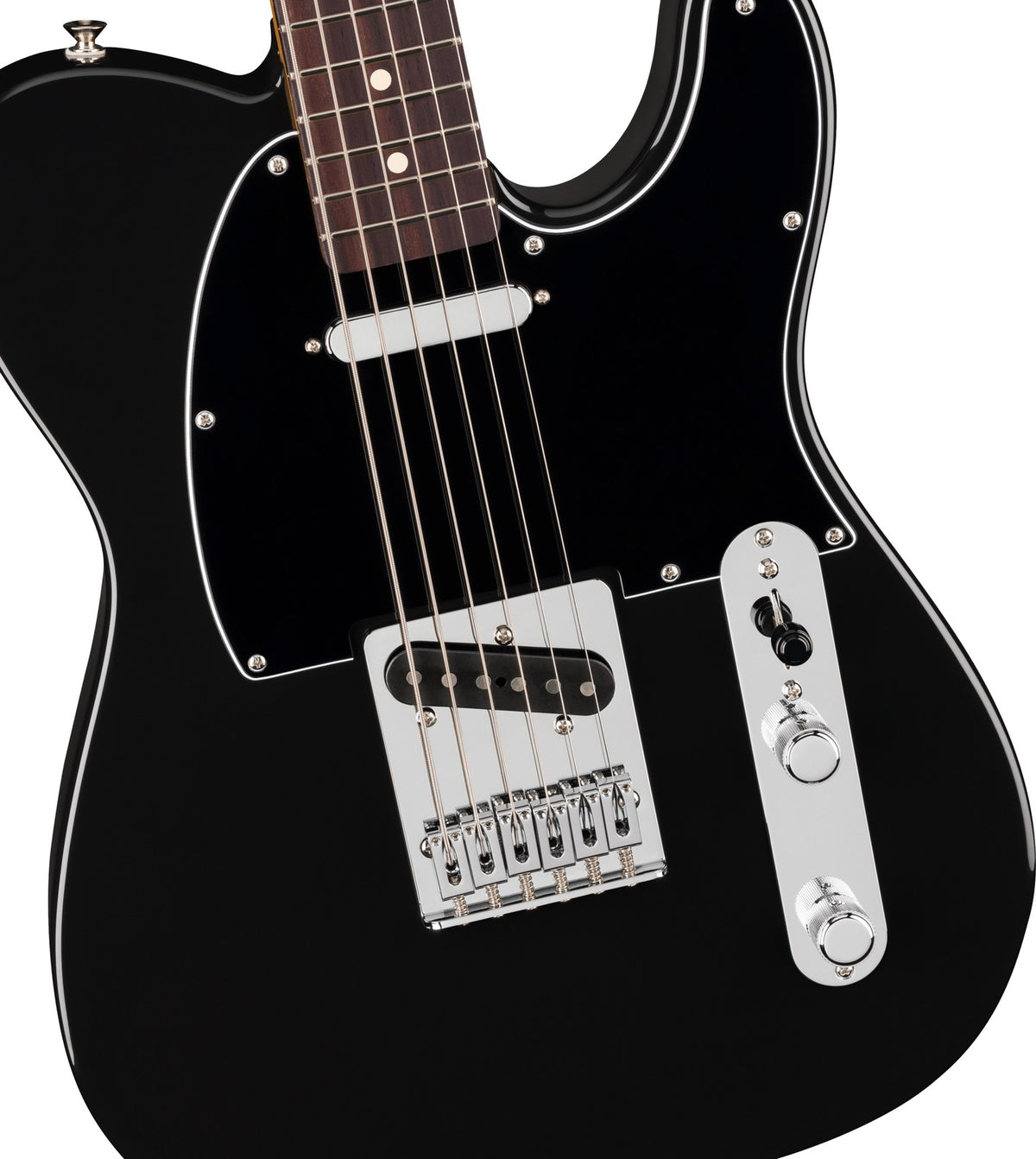 Telecaster 75 Anni Player II Bariton, RW Schwarz