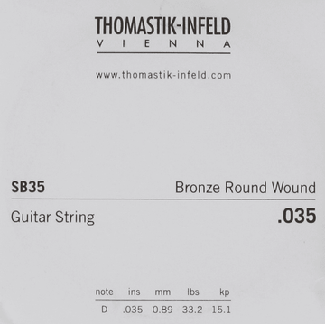 STRINGS ACOUSTIC GUITAR SPECTRUM RETAIL STRINGS .035 RW