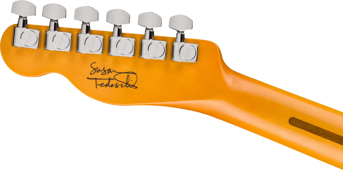 Telecaster Signatur Susan Tedeschi RW Gealtertes Caribbean Mist