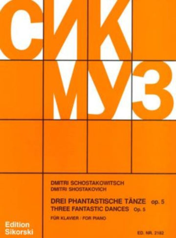 Chostakovitch - Drei fantastische Tänze Op.5 - Klavier