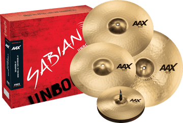 255XCPB Paket AAX Werbe-Set 14/16/21 + 18" +9 Tage Probe DRUMEO