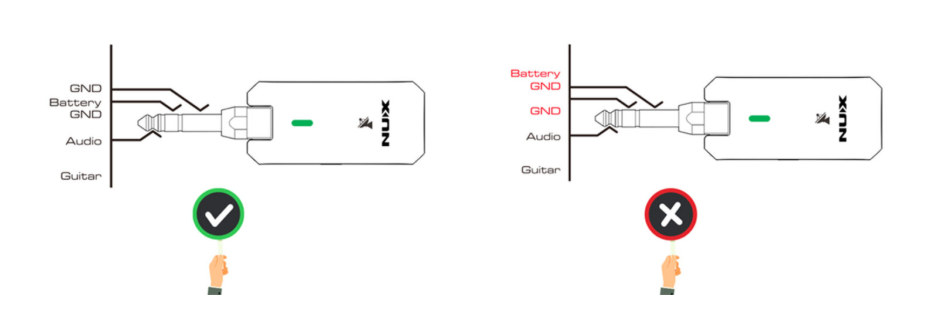 C5RC Drahtloses Gitarrensystem 5,8 GHz Auto-Synchronisation