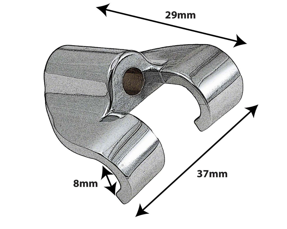 DC25 - DIE CAST BASS DRUM CLAW HOOK (X1)