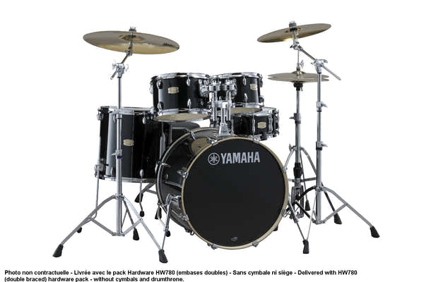 STAGE CUSTOM BIRCH - STANDARD - RAVEN BLACK + PACK HARDWARE HW780