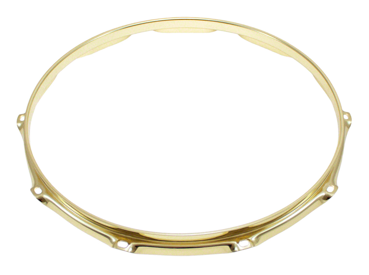 Spannreifen 14" 10 Spannschrauben Goldfarben Super Triple Flange 3.0mm