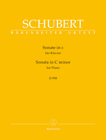 Schubert Franz - Sonata In C Minor - Piano