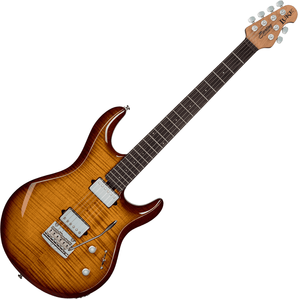 Luke geflammter Ahorn Haselnuss-Burst
