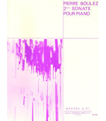 BOULEZ P. - SONATE N° 2 - KLAVIER