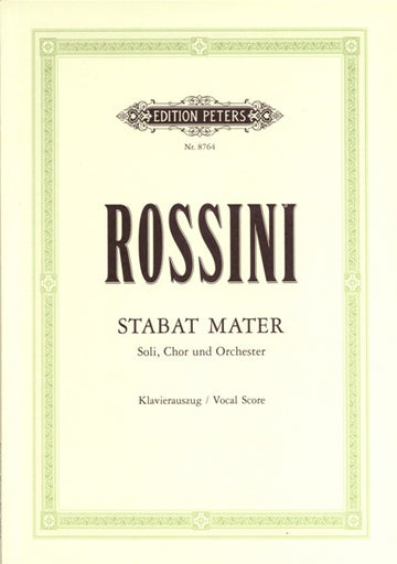 ROSSINI GIOACCHINO - STABAT MATER - MIXED CHOIR (PAR 10 MINIMUM)