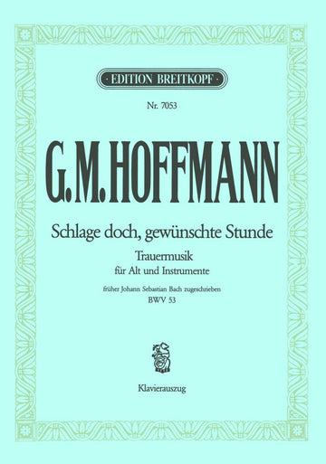 Hoffmann (Fruher J. S. ) - Kate 53 Sche Doch - Alto Piano