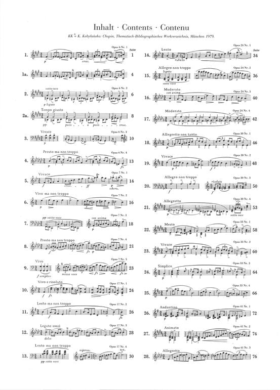 CHOPIN F. - MAZURKAS