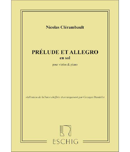 CLERAMBAULT - Präludium und Allegro - Violine und Klavier