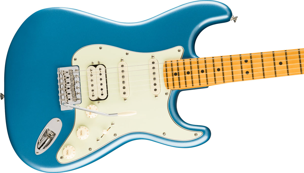 American Professional Classic Stratocaster HSS MN Faded Lake Placid Blue - BLAGER