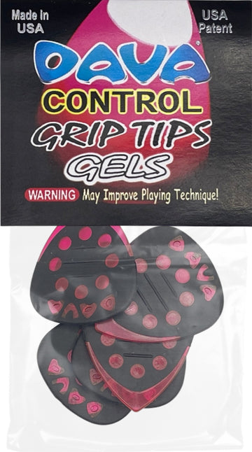 Plektren Grip Tips Gel Tip Beutel mit 6 Stück