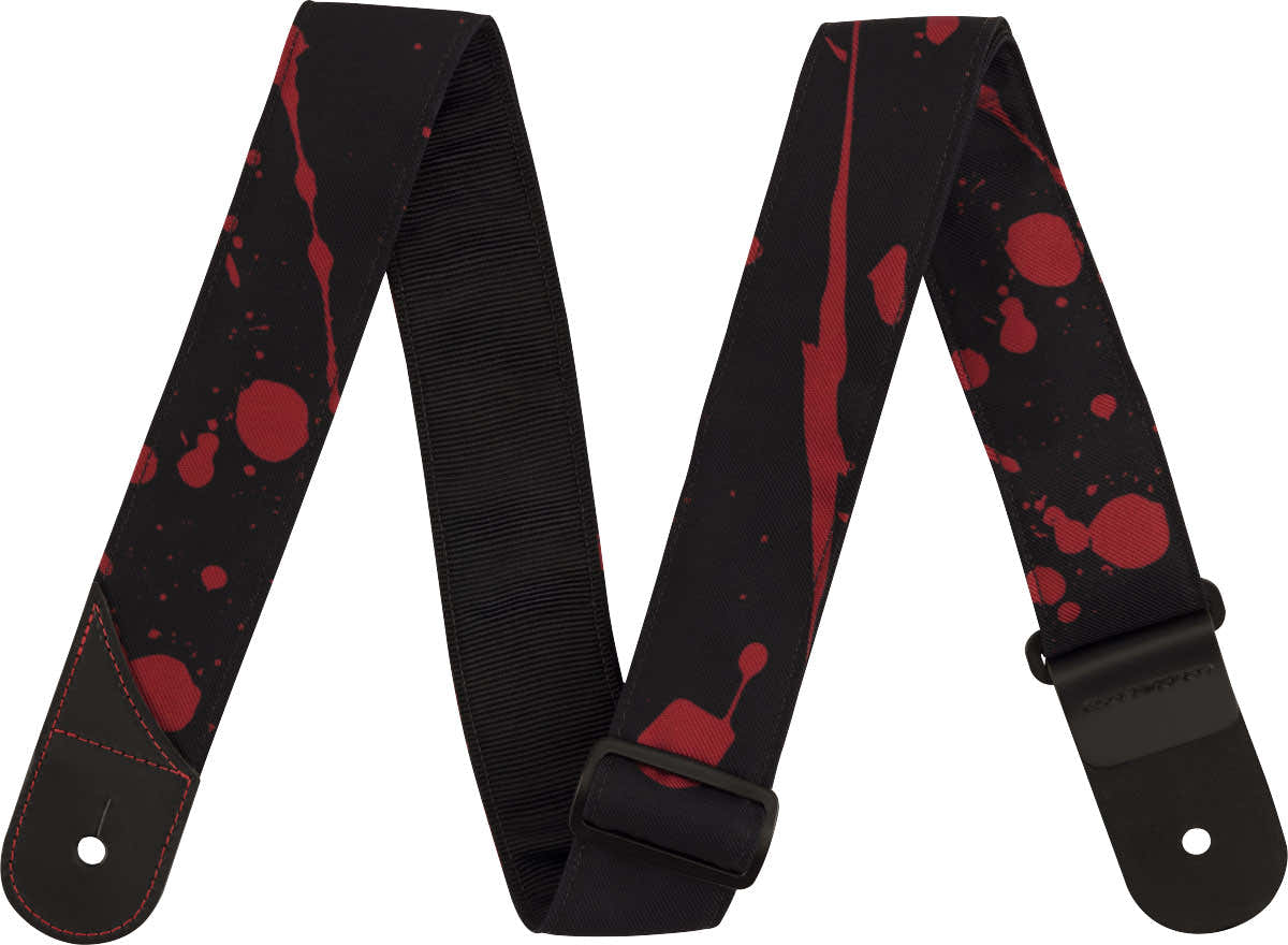 Spritzschutz-Gurt Schwarz und Rot 2" ,33 M)