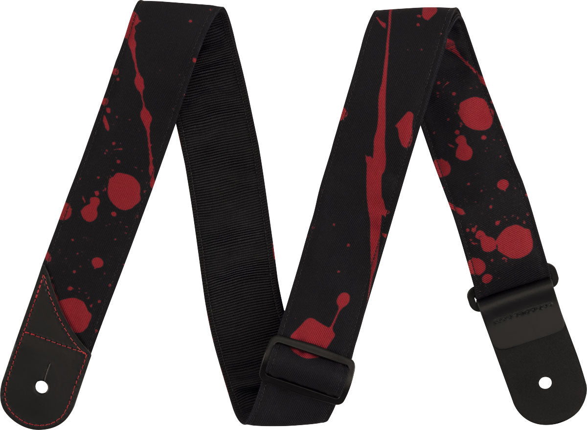 Spritzschutz-Gurt Schwarz und Rot 2" ,33 M)