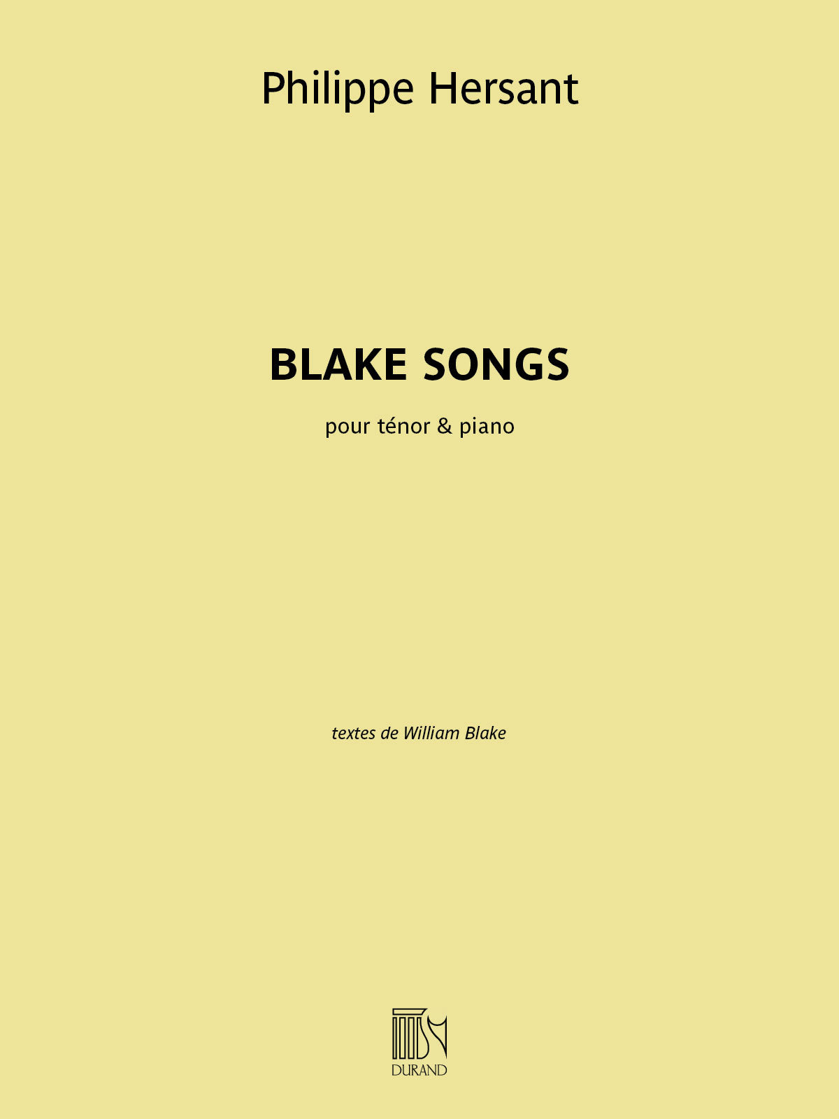 Durand Blake songs